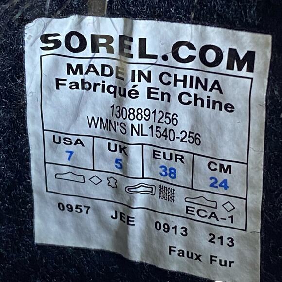 Sorel Women’s Joan Of Arctic Brown Winter Boots Size US 7 - Picture 11 of 11